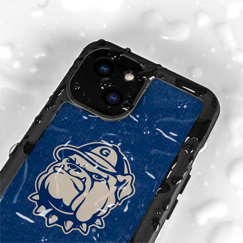 Georgetown University Jack the Bulldog Mascot iPhone 15 Plus Waterproof Case